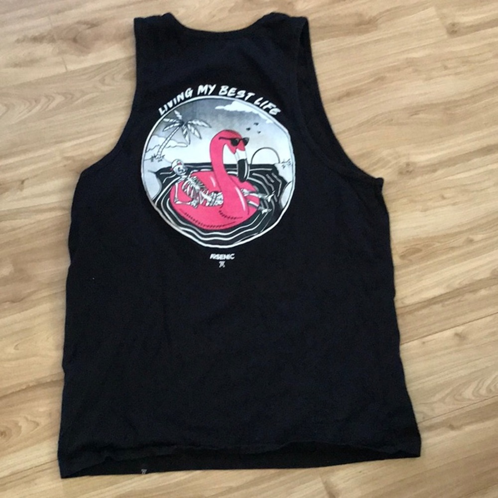 Arsenic “ Living My Best Life” sleeveless shirt